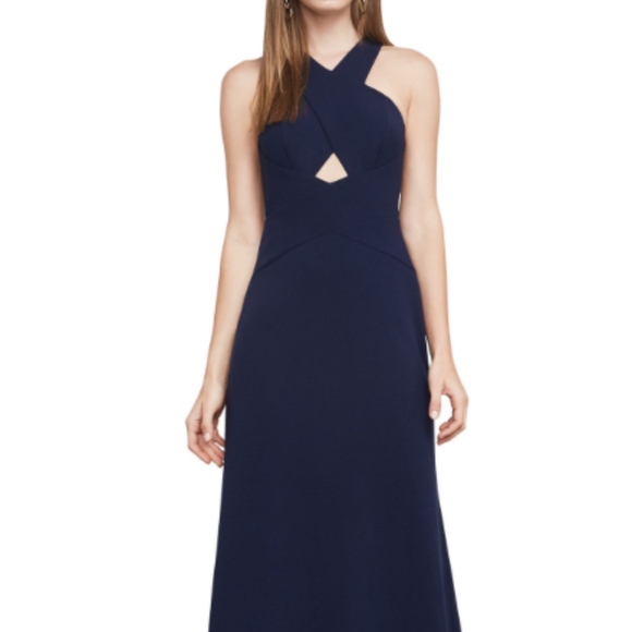 bcbg halter gown
